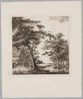 KG 07745
<br/>
Landschap met boerenwoning
<br/>
<em>Brussel, Hermanus van (1763-1815)</em>